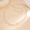 SHIXIN Minimalist Hollowed Geometry Waist Belly Chain Women Bohemian Sexy Summer Bikini Adjustable Body Chain Belt Accessories