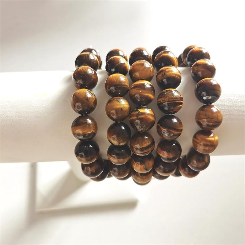 Natural Tiger Eye Stone Crystals Bracelet Necklace Beads Jewelry Bracelet Bulk
