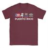 Bad Bunny Puerto Rico Coqui Frog Boricua Puerto Rican Flag Taino  Cotton T Shirt For Mens T Shirts Tees Oversized Clothes