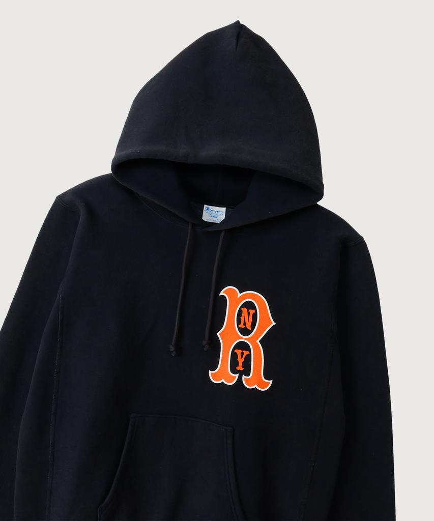 Худи с подкладкой из флиса Reverse Weave Rochester Regular Fit с логотипом R, цвет Off Black