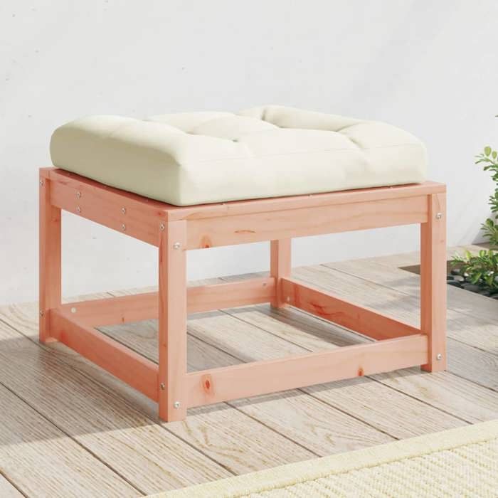 VidaXL Garden Footrest with Cushions, Pallet Pouf, Terrace Coffee Table, Modular Living Room Furniture Balcony, Wood 844702