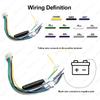 Marine Radio MP3 Player Waterproof Bluetooth AUX FM AM Music Media Video Player Colour Backlight for Harvesters ATV UTV SPA RZR