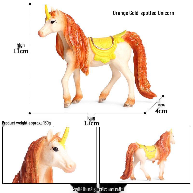 European Pegasus & Unicorn Figurine - Mythical Magic Creature Model