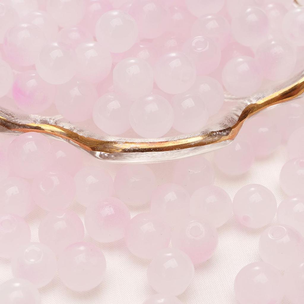 Браслет из стеклянных бусин «половина сахара» с пузырьками желе 8-10 мм - круглые свободные бусины для аксессуаров ручной работы