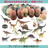 Heizi 4D Puzzle Zaurus DX Dinosaur Egg Set of 4 Jurassic Excavation Egg 3D Puzzle Сборка Фигурки Игрушка Всего 24 Типа (Тип C)
