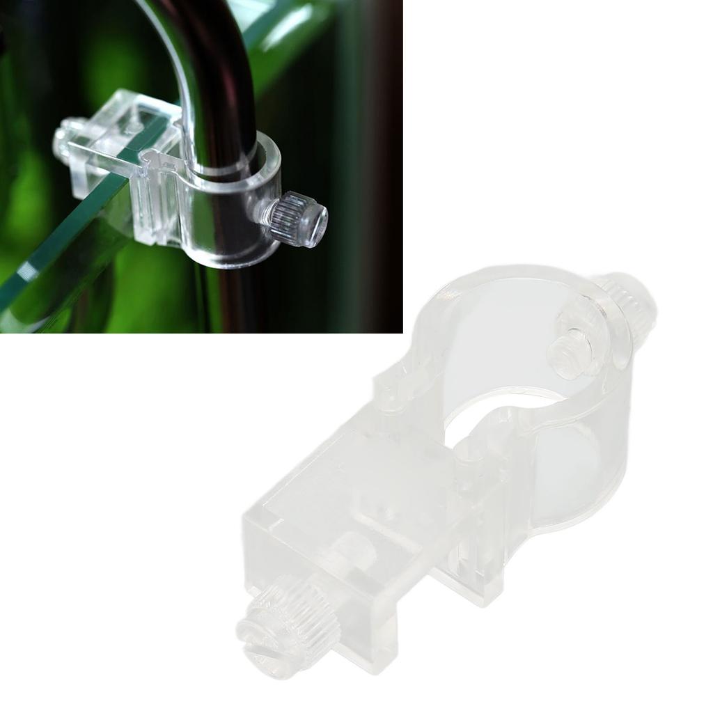 Aquarium Hose Clamp Transparent Split Type Plastic Water Pipe Fixing Clip for Fish