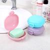 Mini Travel Soap Box with Lid Portable Soap Case Dish Shower Bathroom Drain Soap Container Tray Bathroom Accessories Dustproof