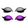 2 Lazy Stickers Eye Shadow Eyelash Pairs Reusable Eye Makeup Stickers