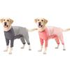 Pet Dog Four-legged Wrap Protection Hair Proof Coat Zippered Prevent Hair Loss Clothes