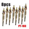 1/2/4/6/8 шт PT103 для Toyota Hilux Hiace Land Cruiser 1DZ 3Z 15Z Chaser Blizzard LD10 турбодизельный нагреватель свеча накаливания 19850-54030 19850-78200-71