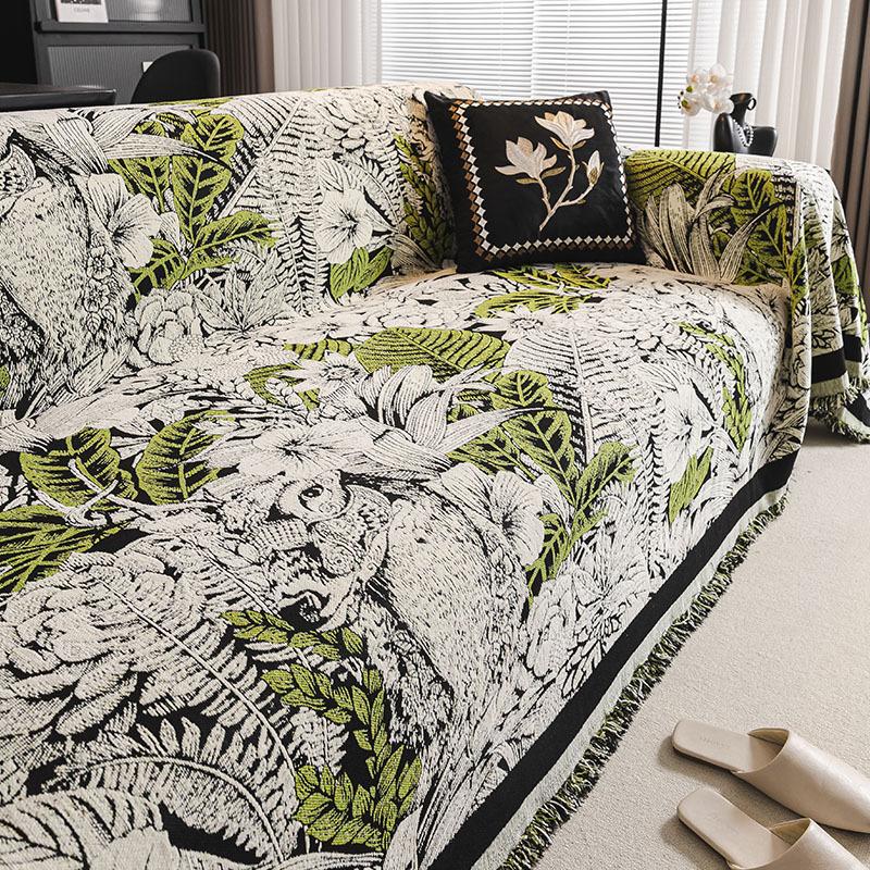 Чехол для дивана Роскошный и высококачественный, мягкий на ощупь, подходит для всех сезонов, полотенце для дивана из шенилла, устойчивое к царапинам у кошек, чехол для дивана, одеяло для дивана