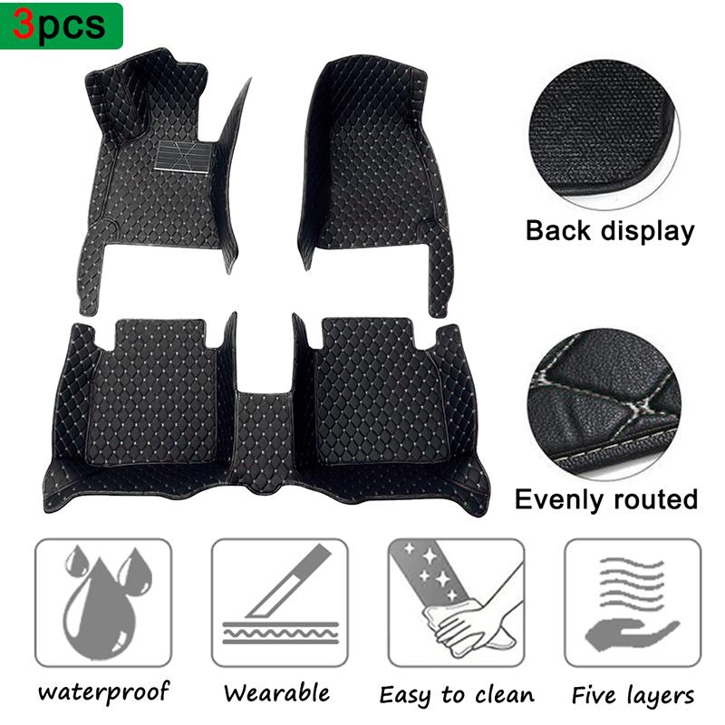 Кожаный автомобильный коврик YOTONWAN на заказ для Peugeot, все модели 4008 RCZ 308 508 301 3008 206 307 207 2008 408 5008 607