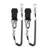 Fishing Rod Lanyard Adjustable Heavy Duty Retractable Coiled Lanyard Fishing Pole Tether Safety Rope Strap Tie Belt Kayak Paddle