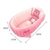 Inflatable Baby Bath Tub Bathing for Infants Age 05 Years Children Blue