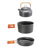 Sun Percy Outdoor Cooker Set 3 предмета: чайник, кастрюля, сковорода, походный алюминий [Товар]