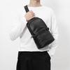 Simple Genuine Leather Chest Bag for Men Summer Fashion Business Casual Shoulder Bag Top Layer Cowhide Convenient Crossbody Bag