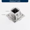 Универсальный настенный кронштейн для трубы, прочная стальная конструкция, боковое крепление, фланцевое основание, кронштейны для штанги в шкафу