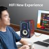 5.0 Bluetooth Desktop D15 Speaker Power HiFi Audio Wooden Speaker Active Bookshelf Surround Home Theater High Fidelity Speaker
