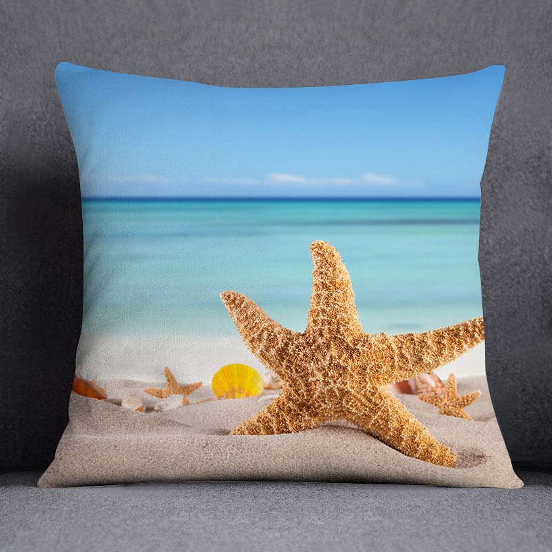 Наволочка с изображением морского животного и русалки, украшение для дома, квадратная наволочка, украшение для дома и офиса, наволочка