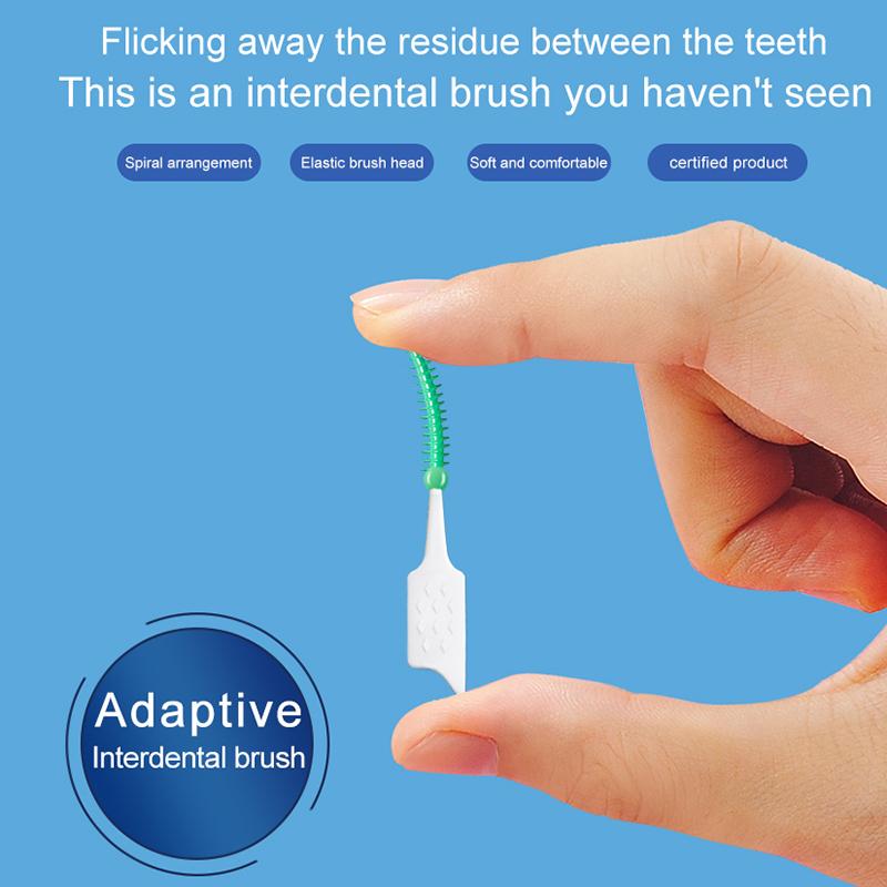 Межзубные силиконовые щетки зубные зубочистки с нитью инструменты для чистки полости рта