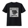 Ministry T Shirt Vintage Washed Designer Clothes Casual Unisex Stylish Graphic Top For Everyday Wear Breathable Versatile