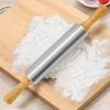 Stainless Steel Rolling Pin for Baking Pizza Dough Bread Pie Pastry