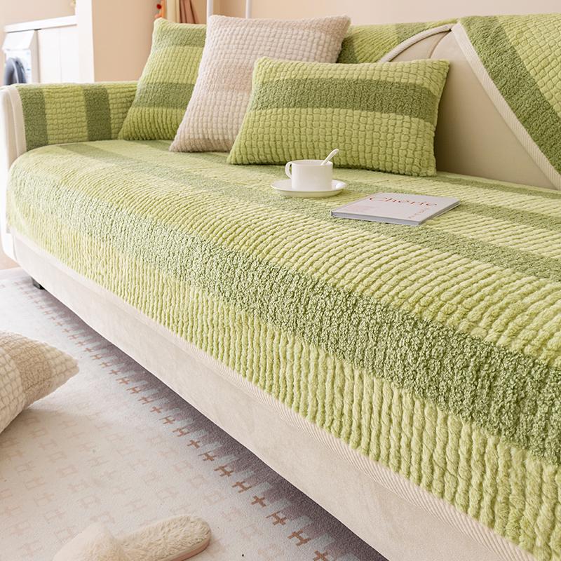 Plush Sofa Towel Cover, High-end Anti-slip Sofa Cushion, Cushion Blanket, Anti-cat Scratch Sofa Cover, New Style