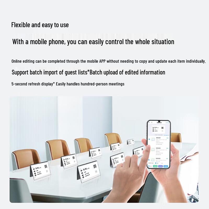 MAXHUB 7.4-inch E-Ink Electronic Desk Card (CN version)