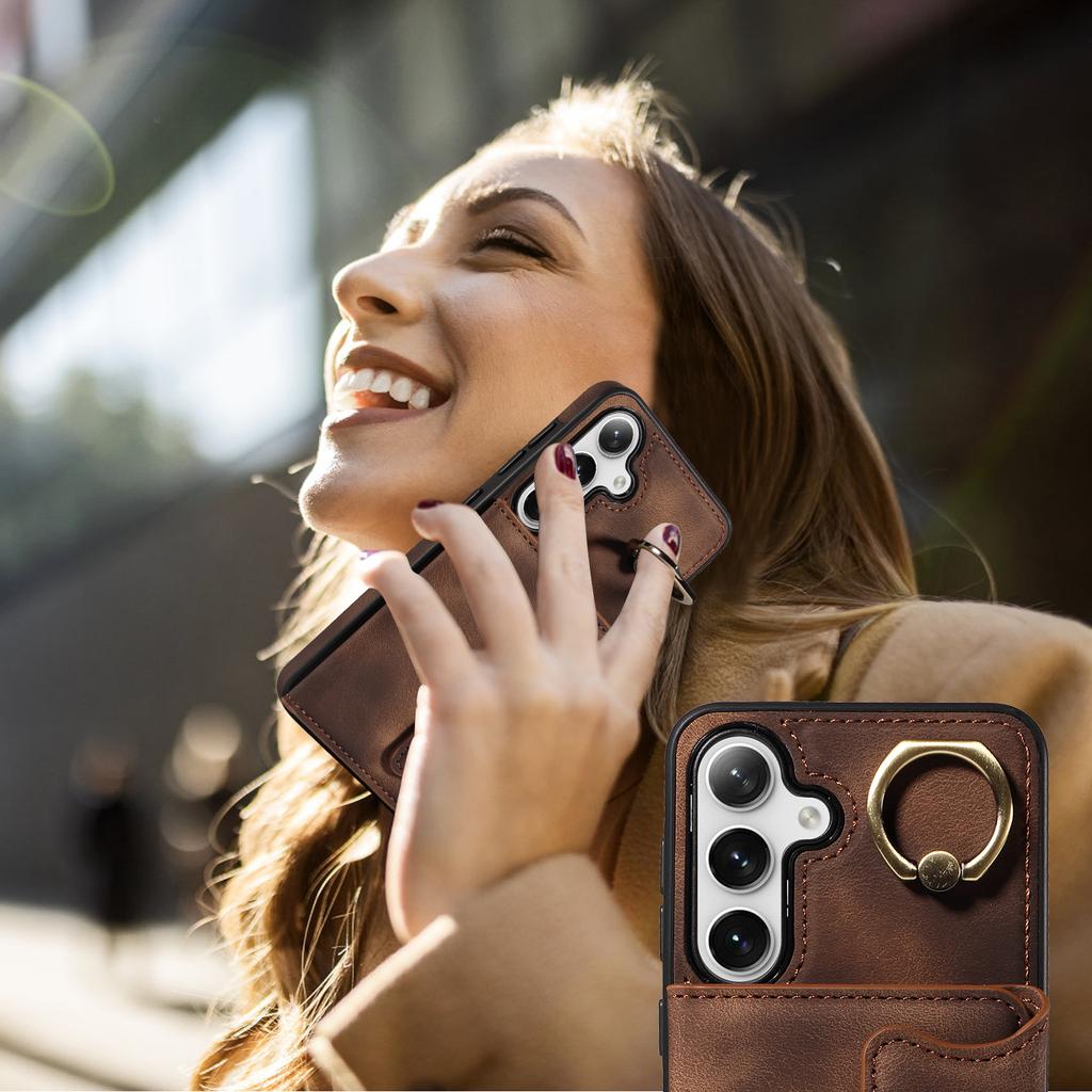 Для Samsung Galaxy S24 series. для Samsung Galaxy S24, S24+, S24 Ultra Кольцо-кронштейн для держателя карточек, чехол для телефона