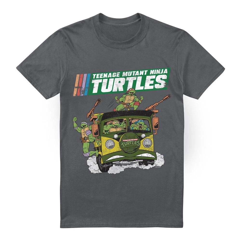 Tmnt Tmnt Van T-Shirt S-4XL, Charcoal