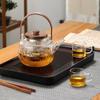 Бытовая электрическая керамическая плита, устойчивая к высоким температурам, 800 мл, чайный сервиз для приготовления на пару и кипячения, горшок для воды, чайный сервиз