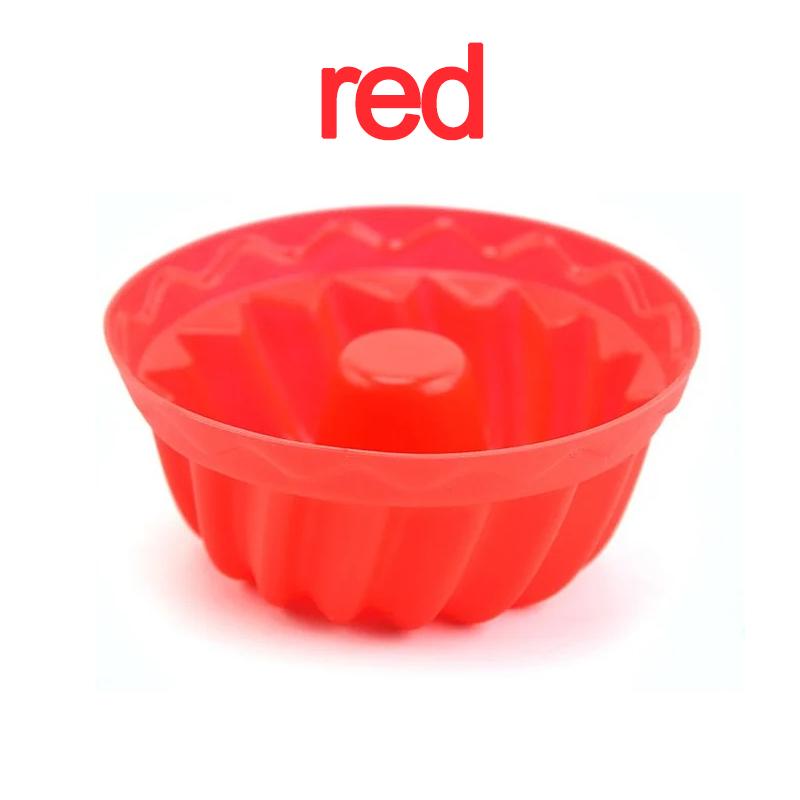 20PCS Silicone Muffin Moulds Non Stick Round Fluted Cake Mold Reusable Baking Moulds Cupcake Cases for Doughnuts Easy To Clean