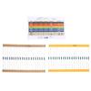 2600pcs 130 Values 1/4W 0.25W 1% Metal Film Resistors Assorted Pack Kit Set Lot Resistors