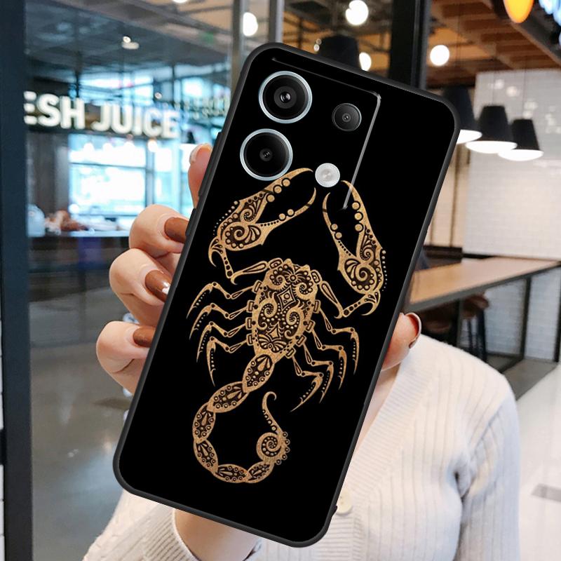 Чехол со знаком зодиака для Xiaomi Redmi Note 13 Pro 12 11 9 10 Pro 12S 11S 10S Redmi 13 12 10C 12C 13C