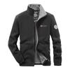 Autumn and Winter New Men's Fleece Jacket Fleece Cardigan Sweater Casual