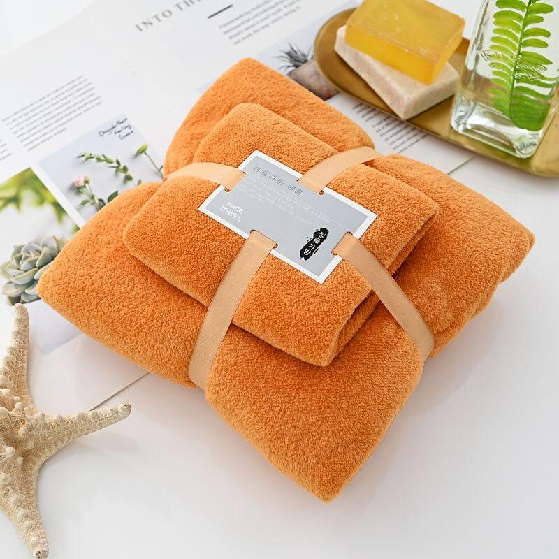 Набор коралловых бархатных полотенец, банное полотенце, домашнее большое размеры, водопоглощающее, быстросохнущее, пляжное, для плавания, аксессуары для ванной комнаты