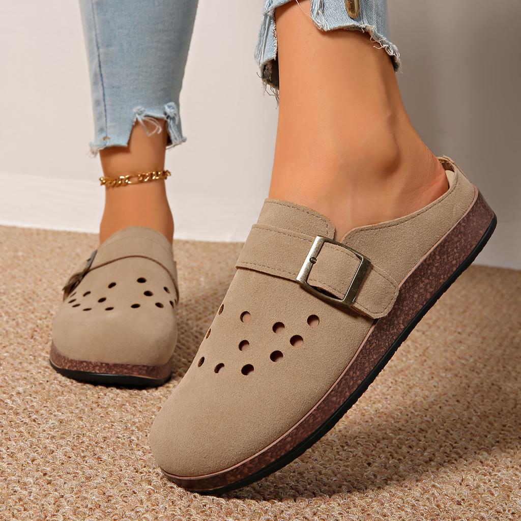 Fashion 2025 Women Baotou Slippers Retro Fashion Beach Slippers Non-Slip Mules Shoes Women Lightweight Slip on Slippers Slides Women