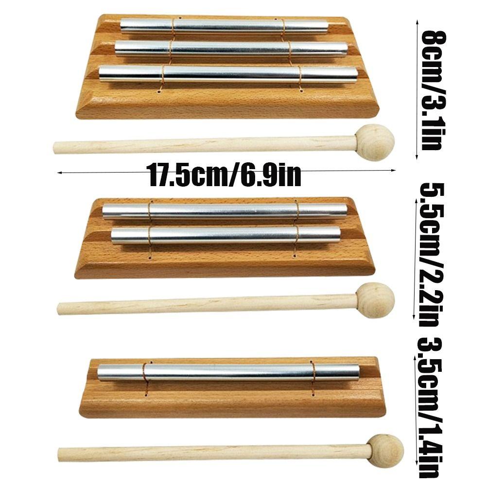 with Mallet Bell Percussion Instrument Wooden Musical Instrument Toys  Yoga