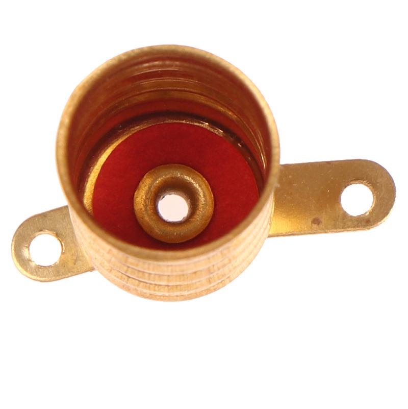 10 шт. E10 Винтовой Тип Медный Патрон для Лампы Лампочка Маленький Электрический Патрон для Лампы-Бусины Домашний Эксперимент Схема Электрические Тестовые Аксессуары