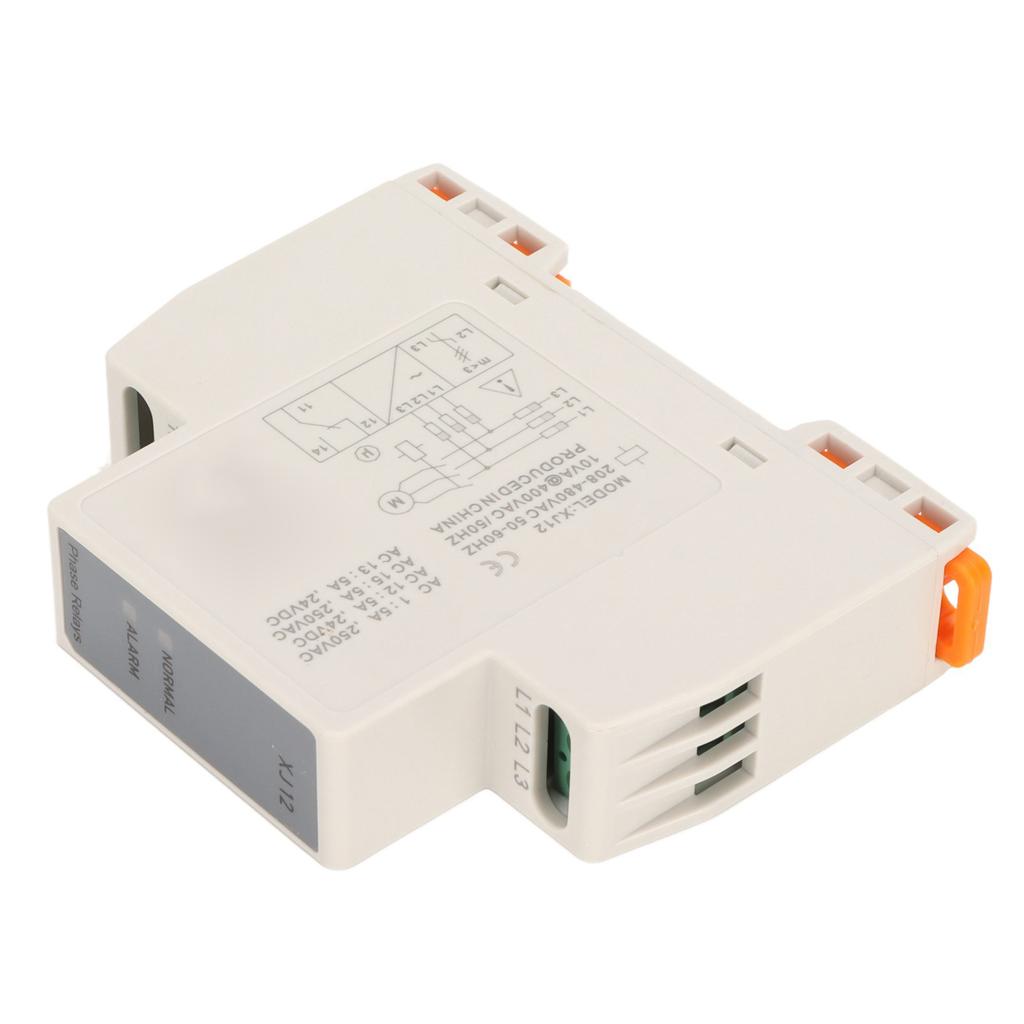 Реле последовательности фаз Корпус ПК Легкое Стабильное реле потери фазы для двигателя лифта 208–480 В переменного тока