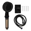 10 Modes Multifunctional Pressurized Showerhead 1/2in Threaded Interface with 1.5M Tube Double Hook