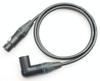 CANARE XLR Female To XLR Male Microphone Cable L-4E6S L-Shaped (1.5m, Black)