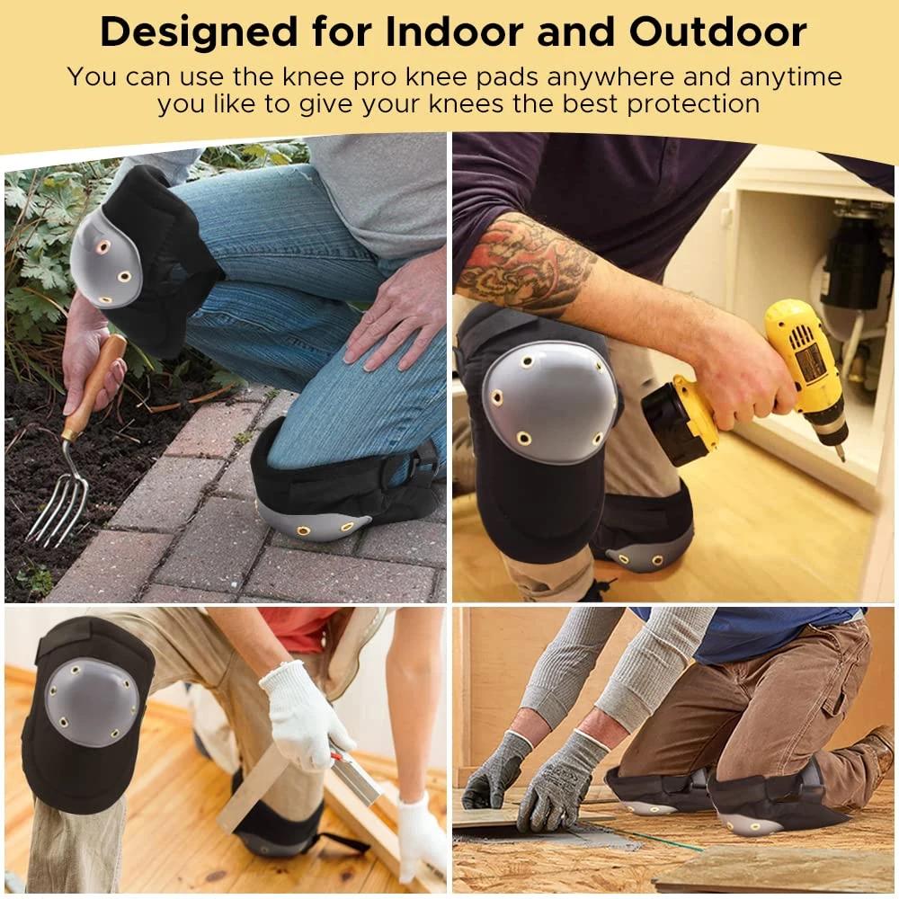 1 пара наколенников для мужчин, напольных работ, прочные строительные наколенники, профессиональные наколенники для полов, садоводства, строительства