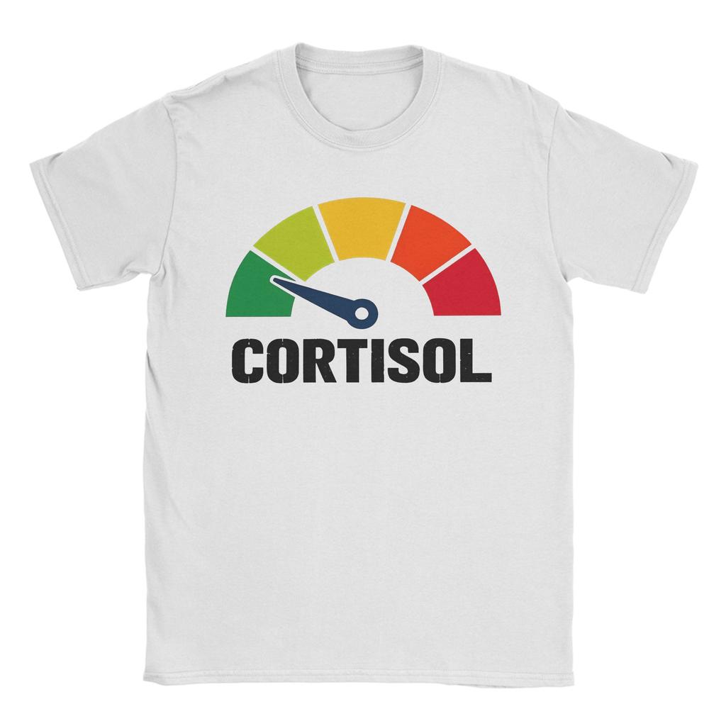 Unisex Unisex Tshirt Funny Low Cortisol Levels Meme Vintage Pure Cotton Tees Short Sleeve T Shirts O Neck Clothes Party