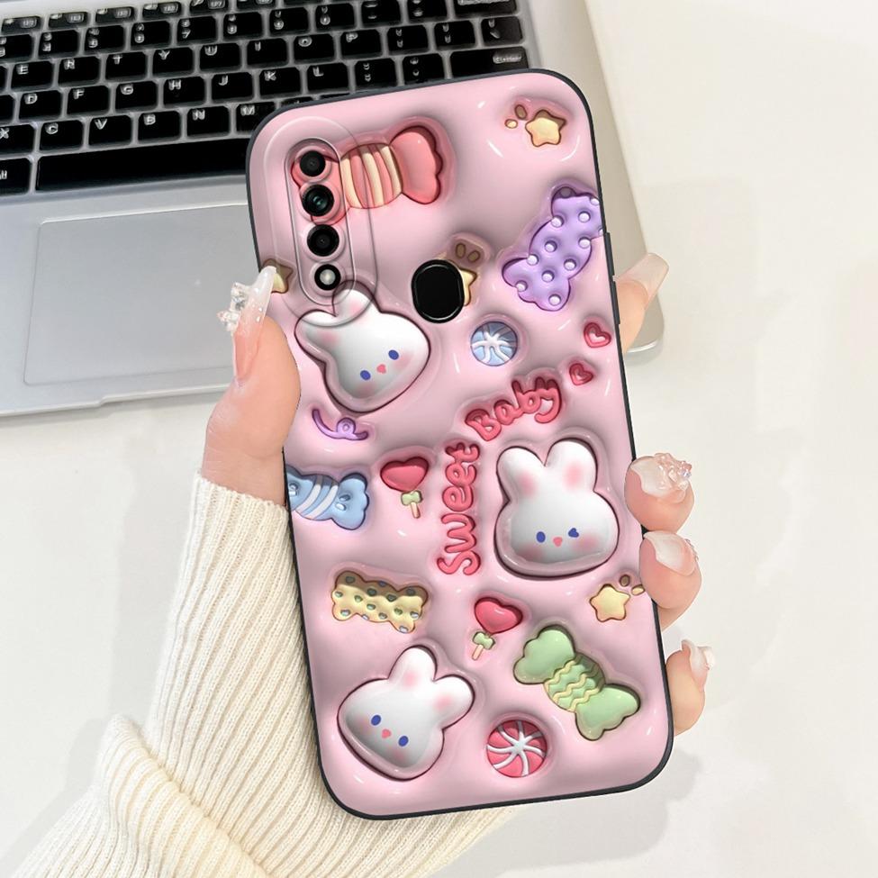 Чехол для Oppo A31 2020 CPH2015 Чехол A8 PDBM00 Милый Кот Модный Роскошный Силиконовый Ударопрочный Чехол для Телефона Для Oppo A8 Задняя Крышка