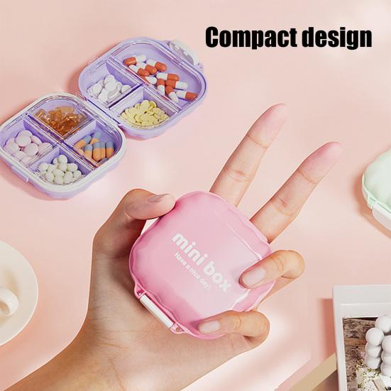 Портативная таблетница, с 7 отделениями, влагозащищенный, пылезащищенный органайзер для лекарств, для путешествий, ежедневного использования и пожилых людей