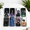 G-Ghost M-Motoko K-Kusanagi S-Shell Чехол для телефона Samsung Galaxy A73,A72,A71,A70,A53,A52,A51,Мягкий силиконовый черный чехол