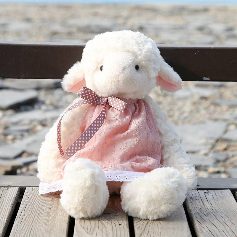 Saite Dudu Milk Fu Hugging Sheep Plush Toy Soft Sheep Doll Children's Sleeping Doll Cloth Doll Polyester PP Cotton Accessories