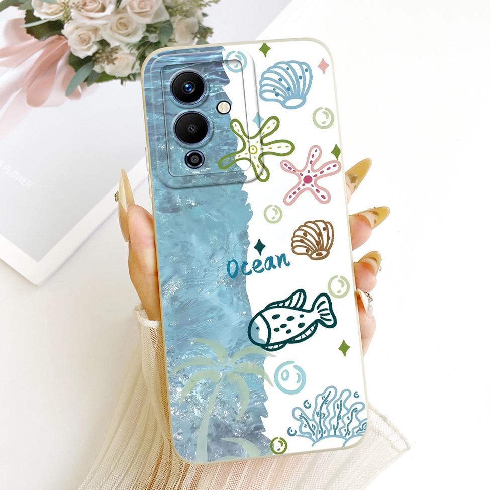 Чехол для телефона Infinix Note 12 5G X671 Чехол для Infinix Note 12 Pro 5G X671B Покрытие Модный Мультяшный Милый Смешной Расписной Силиконовый
