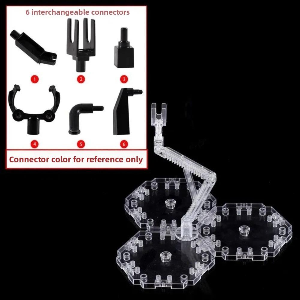 Replaceable Connectors Action Figure Stand Adjustable Arm Model Support Stand Model Display